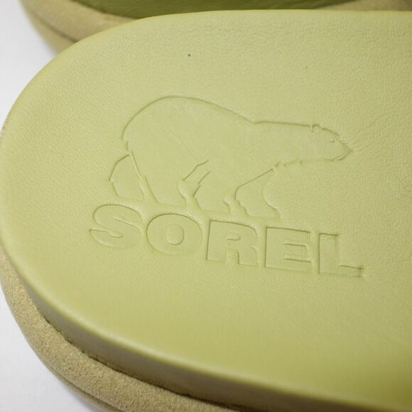 NEW Sorel Roaming Two Strap Slide Sandals Women’s Size 9.5 Olive Green - Picture 7 of 10